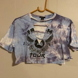 Rue21 tie die crop top size medium